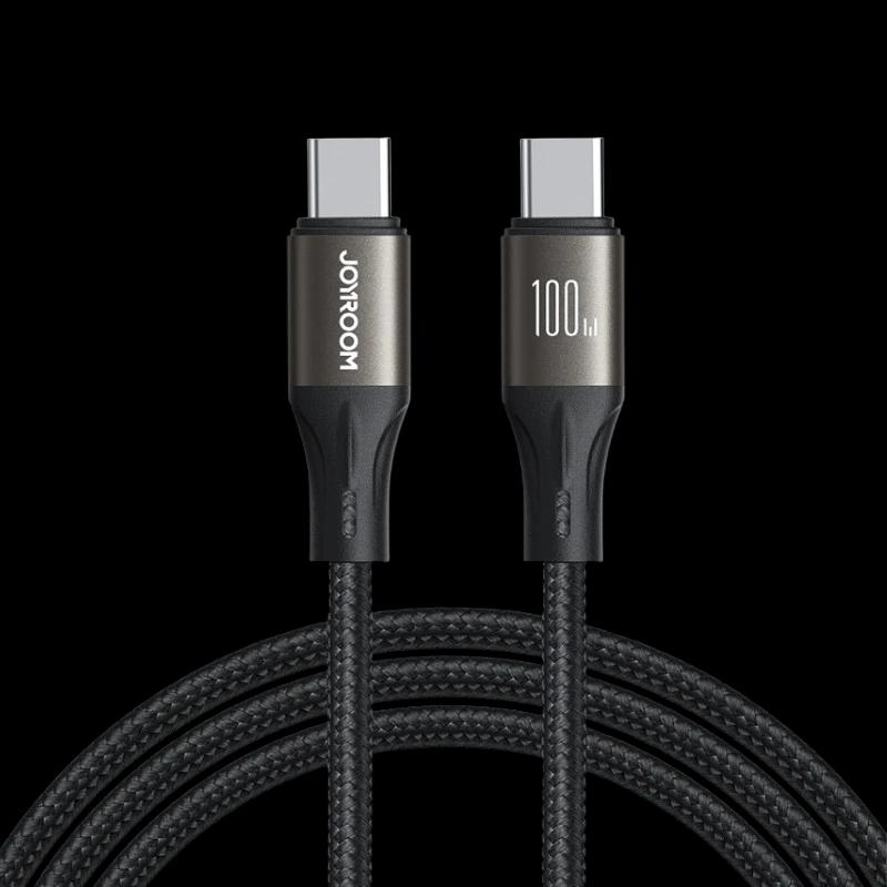 Joyroom Cable Light‑Speed Series 100 W USB‑C a USB‑C 1,2 m (Negro)